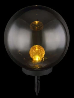 Solarleuchte "SOLARLEUCHTE KUNSTSTOFF SCHWARZ, 1XLED" In Black -Heimdekoration Verkäufe globo lighting solarleuchte solarleuchte kunststoff schwarz 1xled in black 3