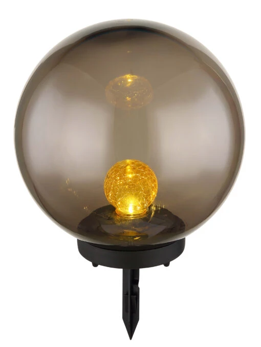 Solarleuchte "SOLARLEUCHTE KUNSTSTOFF SCHWARZ, 1XLED" In Black