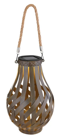 Solarleuchte "SOLARLEUCHTE METALL, 1XLED" In Brown