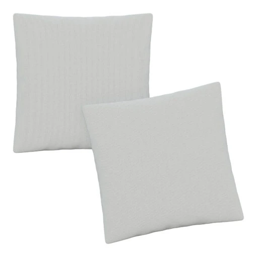 2er Set Jersey Kissenhüllen JESBERG In Farbe Silber