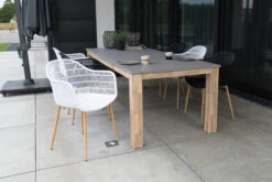 4er Set Gartenstuhl NOVILLE In Weiß -Heimdekoration Verkäufe gmd living 4er set gartenstuhl noville in weiss 2