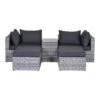Gartenmöbel Lounge Set GARDA In Farbe Cloudy Grey -Heimdekoration Verkäufe gmd living gartenmobel lounge set garda in farbe cloudy grey