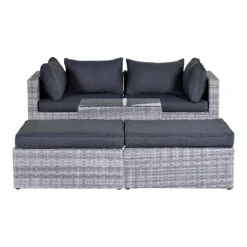 Gartenmöbel Lounge Set GARDA In Farbe Cloudy Grey -Heimdekoration Verkäufe gmd living gartenmobel lounge set garda in farbe cloudy grey 3