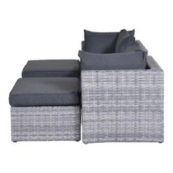 Gartenmöbel Lounge Set GARDA In Farbe Cloudy Grey -Heimdekoration Verkäufe gmd living gartenmobel lounge set garda in farbe cloudy grey 4