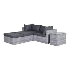 Gartenmöbel Lounge Set GARDA In Farbe Cloudy Grey -Heimdekoration Verkäufe gmd living gartenmobel lounge set garda in farbe cloudy grey 5