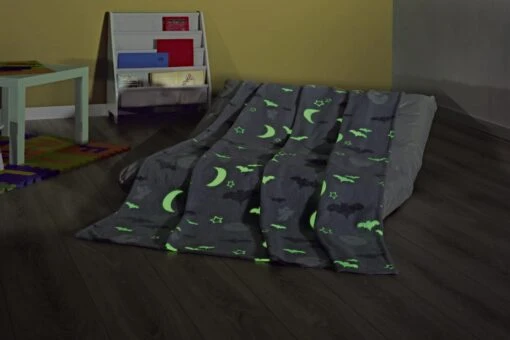 Kinderdecke GLOW Fledermaus In Grau – Bild 3