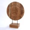 Landwood Teak Holz Sonnenkalender 100 Cm -Heimdekoration Verkäufe gmd living landwood teak holz sonnenkalender 100 cm