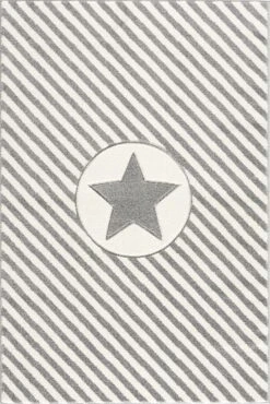Kinderteppich DECOSTAR Silbergrau/weiss
