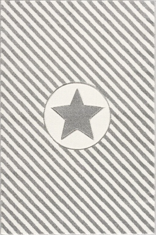 Kinderteppich DECOSTAR Silbergrau/weiss