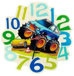 Wanduhr "Monstertruck" In Bunt