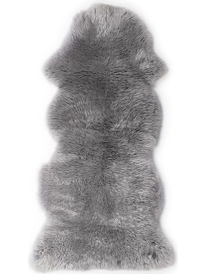 Merinowolle-Lammfell In Silber 3 Merinowolle-Lammfell In Silber