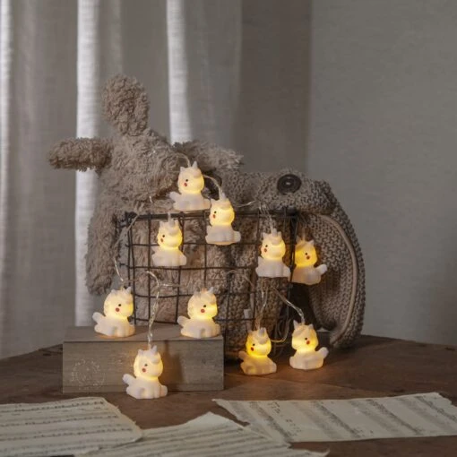LED Lichterkette Einhorn In Weiß – Bild 3