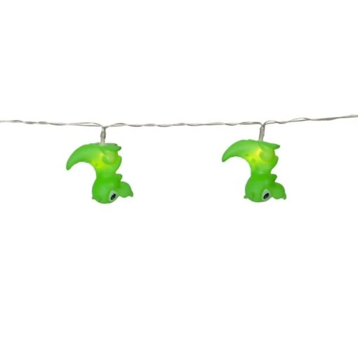 Lichterkette Dino In Grün - 90cm