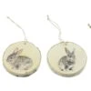 Spar-Set 2x Hänger "Hasenfreunde", Ø 9 Cm In Braun -Heimdekoration Verkäufe homeliving spar set 2x hanger hasenfreunde o 9 cm in braun