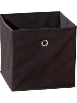 Faltbox "Winny" In Schwarz - (B)31,5 X (H)31 X (T)31,5 Cm