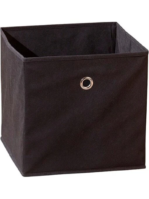 Faltbox "Winny" In Schwarz - (B)31,5 X (H)31 X (T)31,5 Cm