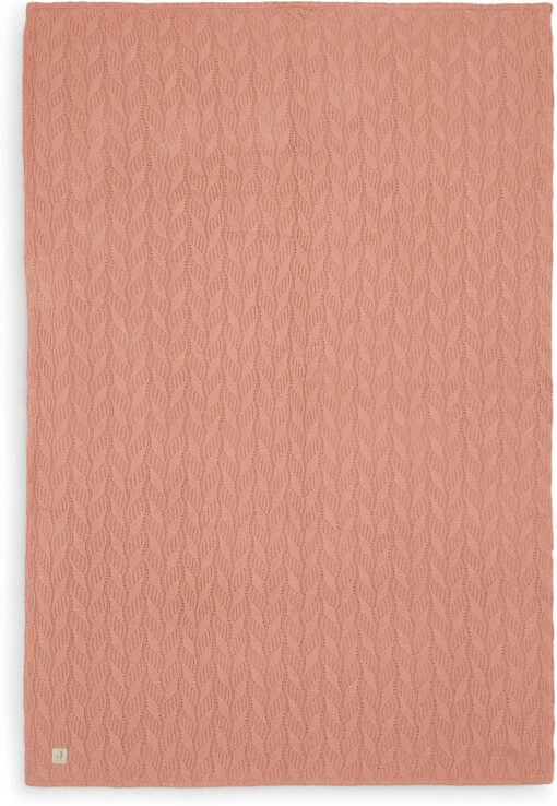 Jollein Decke 75 X 100 Cm Spring Knit Rosewood/coral Fleece – Bild 2