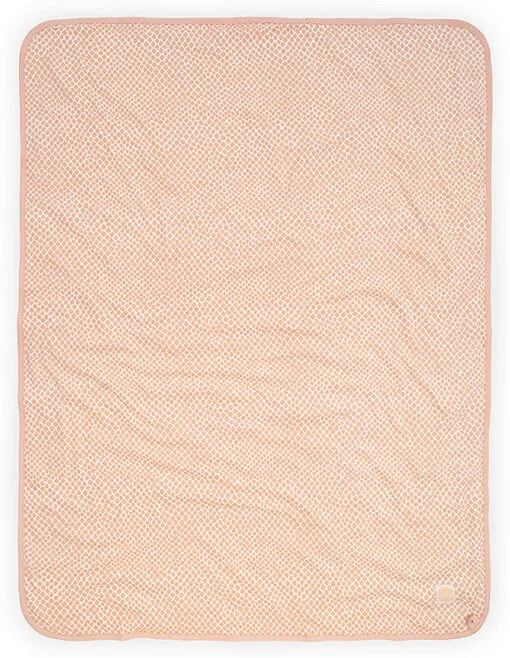 Jollein Decke Jersey, 75 X 100 Cm, Snake Pale Pink