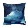 Kissen "Polar Bear By Night" In Blau & Türkis -Heimdekoration Verkäufe juniqe kissen polar bear by night in blau and turkis