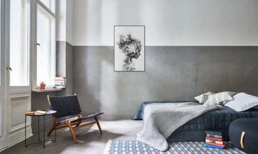Poster In Kunststoffrahmen "Dissolve Me" In Grau & Schwarz – Bild 4