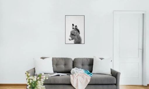 Poster In Kunststoffrahmen "Print 64" In Grau & Schwarz – Bild 4