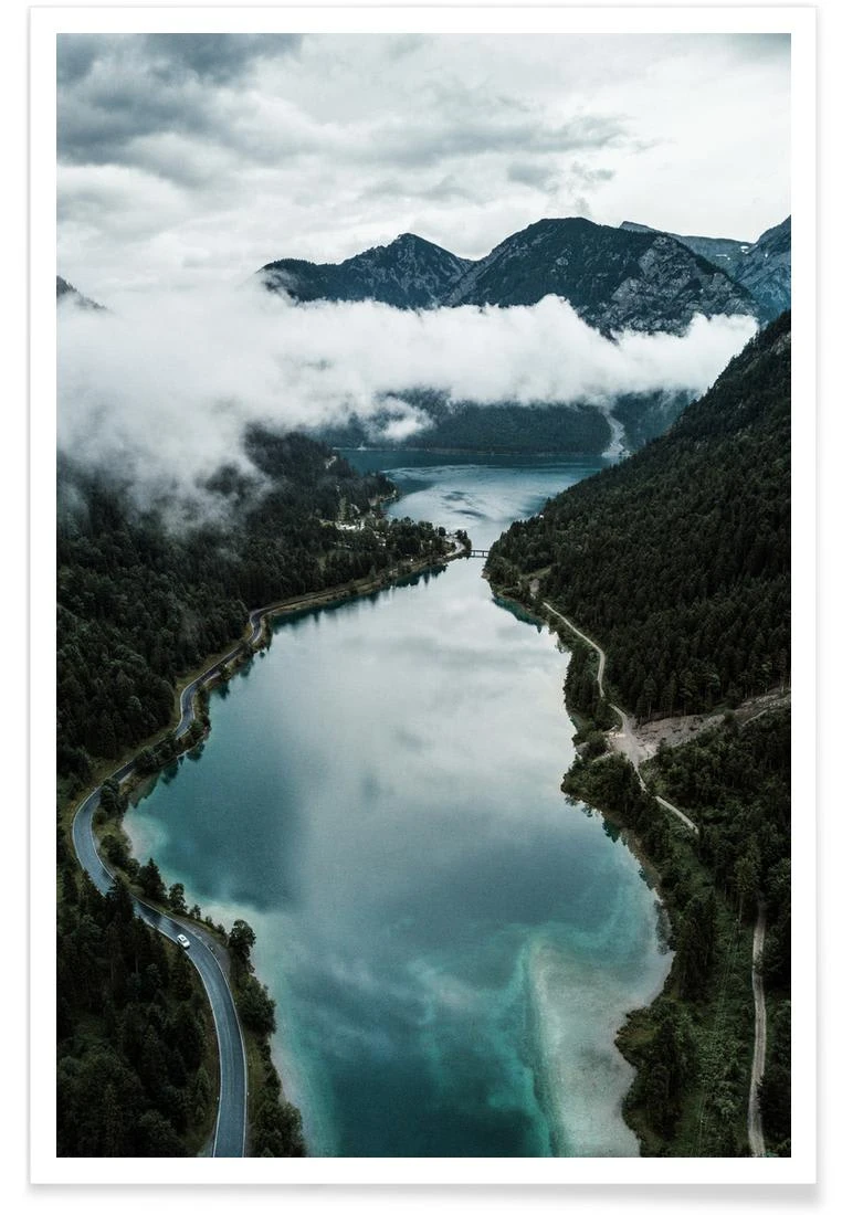 Poster "Nordic Chill @Szabo Ervin-Edward" In Blau & Grün 3 Poster "Nordic Chill @Szabo Ervin-Edward" In Blau & Grün