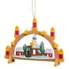 Baumschmuck Schwibbogen Mit Seiffener Kirche In Bunt -Heimdekoration Verkäufe kathes original baumschmuck schwibbogen mit seiffener kirche in bunt