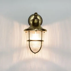 Außen Wandlampe In Messing -Heimdekoration Verkäufe licht erlebnisse aussen wandlampe in messing 2