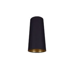 Lampenschirm In Schwarz Gold