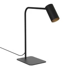 Tischlampe In Schwarz Gold