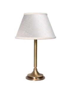 Tischlampe PELIEL In Bronze Hell Glänzend Weiß (B) 25 X (L) 25 X (H) 22 Cm