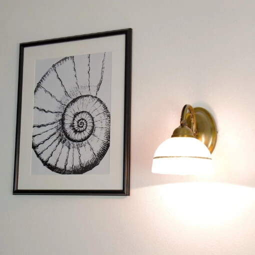 Wandlampe In Bronze – Bild 3