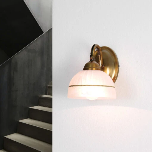 Wandlampe In Bronze