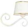 Wandlampe In Shabby Weiß Weiß Gold -Heimdekoration Verkäufe licht erlebnisse wandlampe in shabby weiss weiss gold