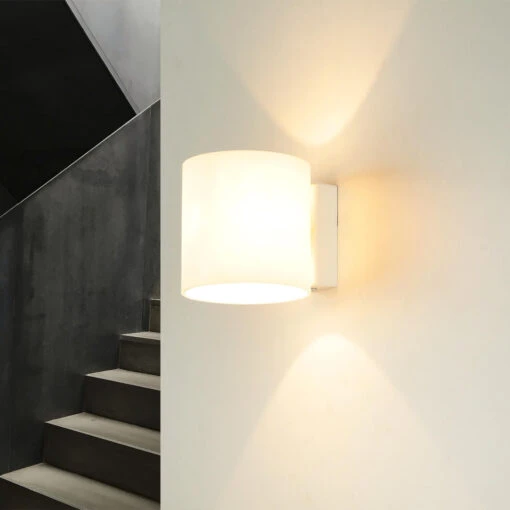 Wandlampe In Weiß – Bild 2