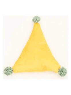 Kissen "Triangle" In Gelb - (L)40 X (B)40 Cm