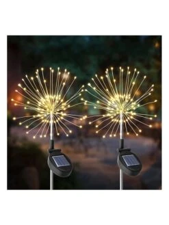Heimdekoration Verkäufe -Heimdekoration Verkäufe lumisky 2er set led solar gartenstecker fireworks in weiss h 97 cm 1