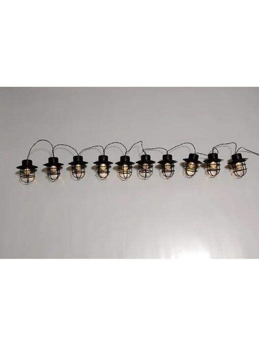 LED-Solar-Lichtergirlande "Detroit" In Schwarz - (L)500 Cm