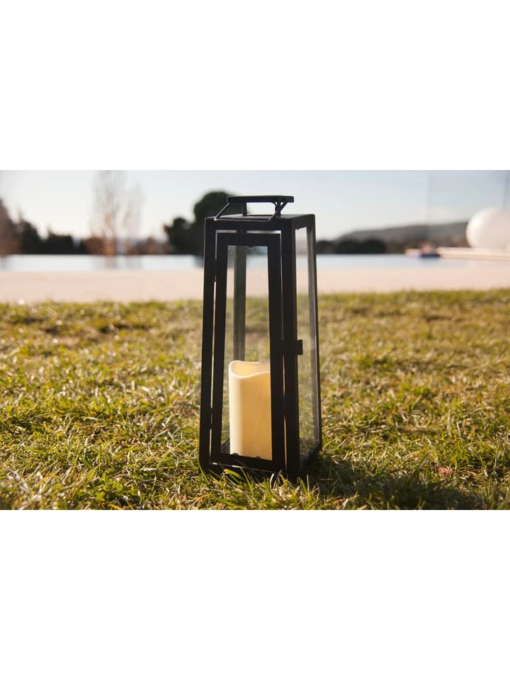 LED-Solarleuchte "Tower" In Schwarz - (H)36 Cm