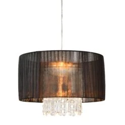 Kronleuchter Aalst In Schwarz Silber (H)100cm (D)35cm -Heimdekoration Verkäufe lux pro kronleuchter aalst in schwarz silber h 100cm d 35cm 3