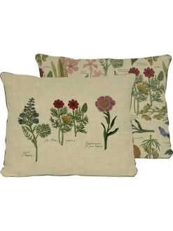 Kissenhülle "Botanical" In Beige - (L)50 X (B)35 Cm