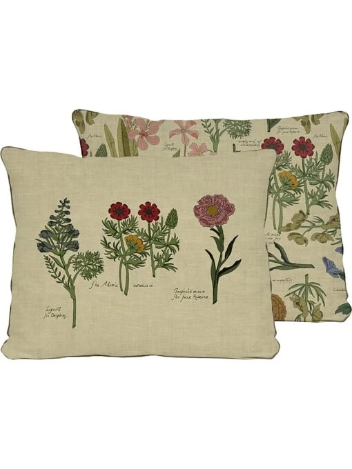 Kissenhülle "Botanical" In Beige - (L)50 X (B)35 Cm