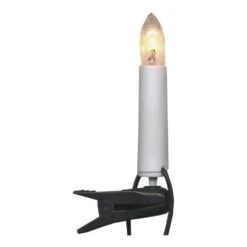 Kerzenlichterkette 25 Baumkerzen E10 Fassung Für Innen L: 12m In Weiß