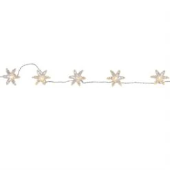 LED Deko Lichterkette Blumen Timer L: 1,35m In Transparent