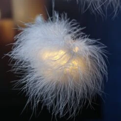 LED Lichterkette Schneebälle Beleuchtet L: 10m In Weiß -Heimdekoration Verkäufe marelida led lichterkette schneeballe beleuchtet l 10m in weiss 2