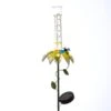 LED Solar Gartenstecker Blume Regenmesser In Gelb - H: 84cm -Heimdekoration Verkäufe marelida led solar gartenstecker blume regenmesser in gelb h 84cm