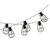 LED Solar Gitter Lichterkette In Schwarz - L: 1,5m -Heimdekoration Verkäufe marelida led solar gitter lichterkette in schwarz l 1 5m