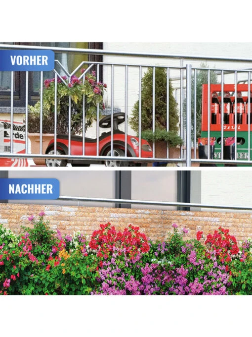 Balkon-Sichtschutz, 5 M In Mehrfarbig – Bild 5