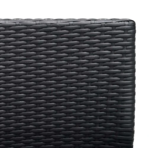 2er-Set Sessel G12, Schwarz, Kissen Dunkelgrau, Alu / Halbrund / Spun Poly – Bild 5