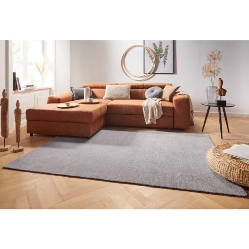 Kurzflor Teppich Supersoft Hellgrau – Bild 2